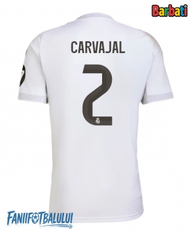 Real Madrid Daniel Carvajal #2 Tricou Fotbal Replică 2025-26 Barbati Acasa